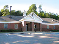 Photo of the Chambers County Health Department.