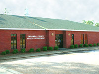 Photo of the Escambia County Health Department.