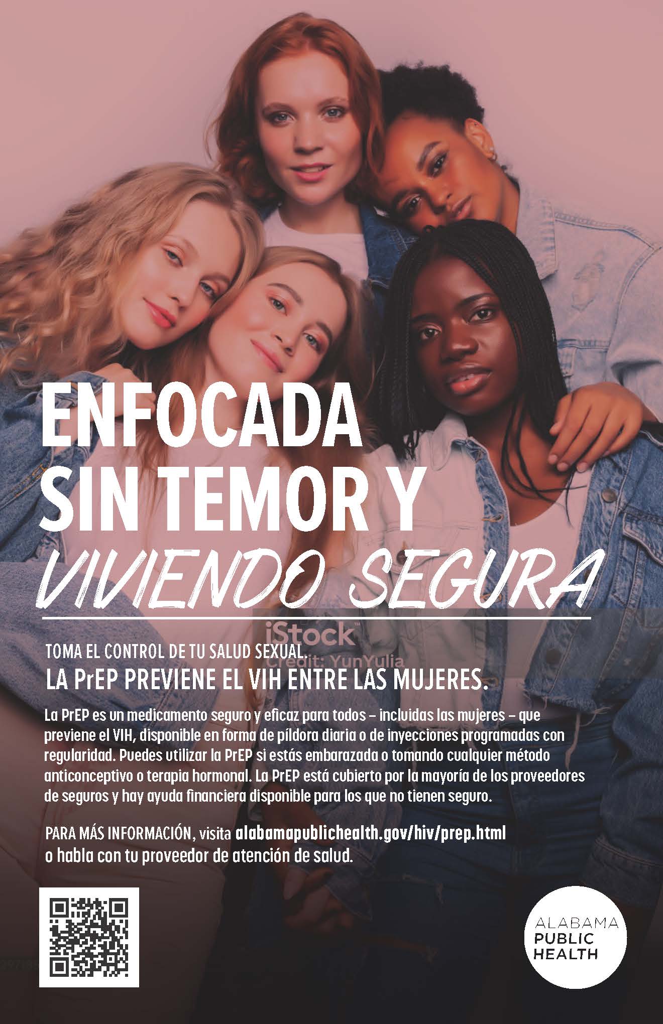 Image of PrEP for Women flyer in Spahnish.