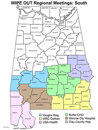 WIPE OUT Regional Meetings South