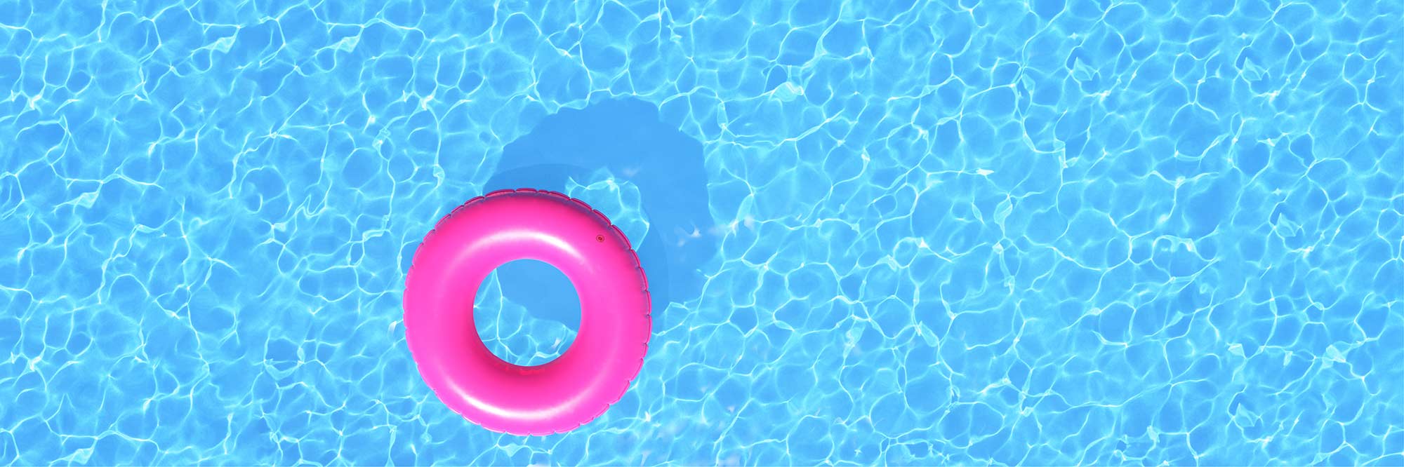 image of a float in a swimming pool
