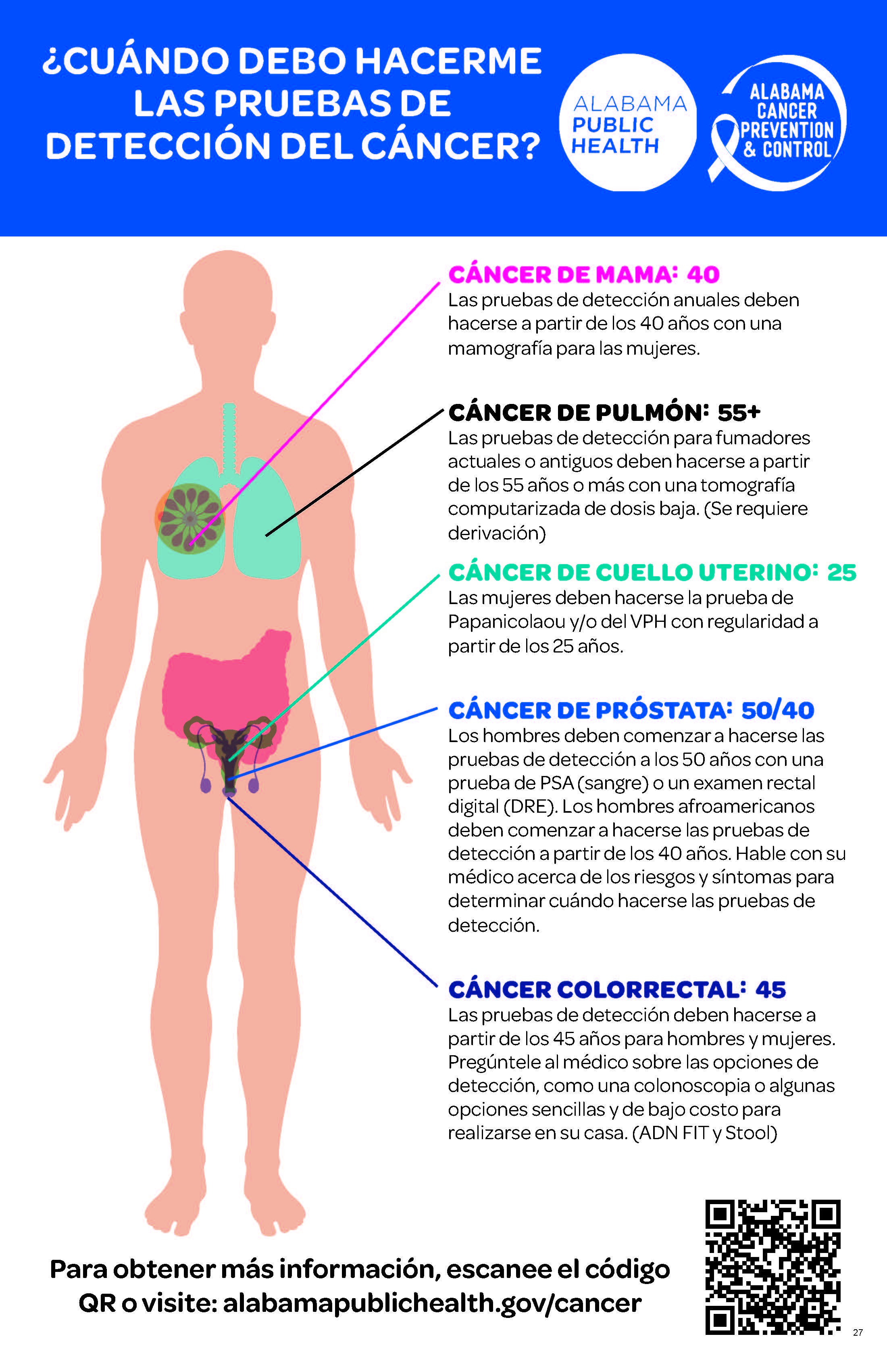 When Do I Need To Get My Cancer Screenings? (Spanish)