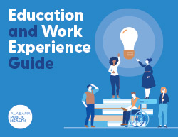 image of a document that reads Education and Work Experience Guide