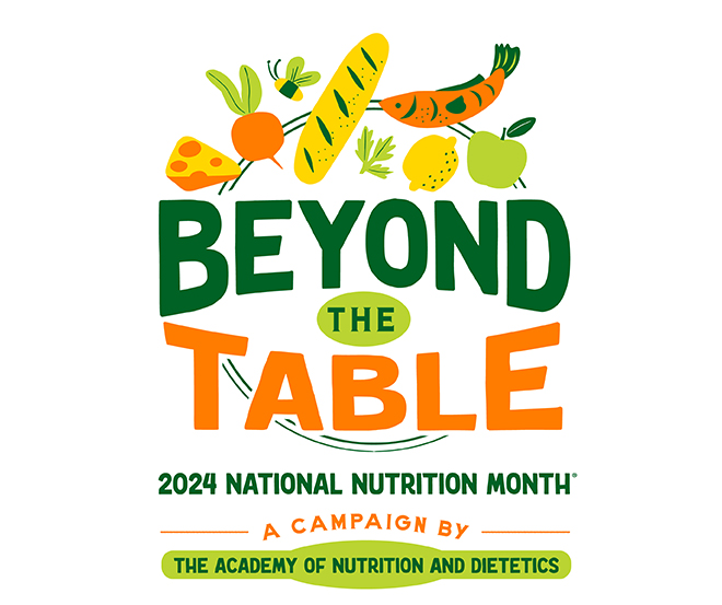 National Nutrition Month 2024 logo