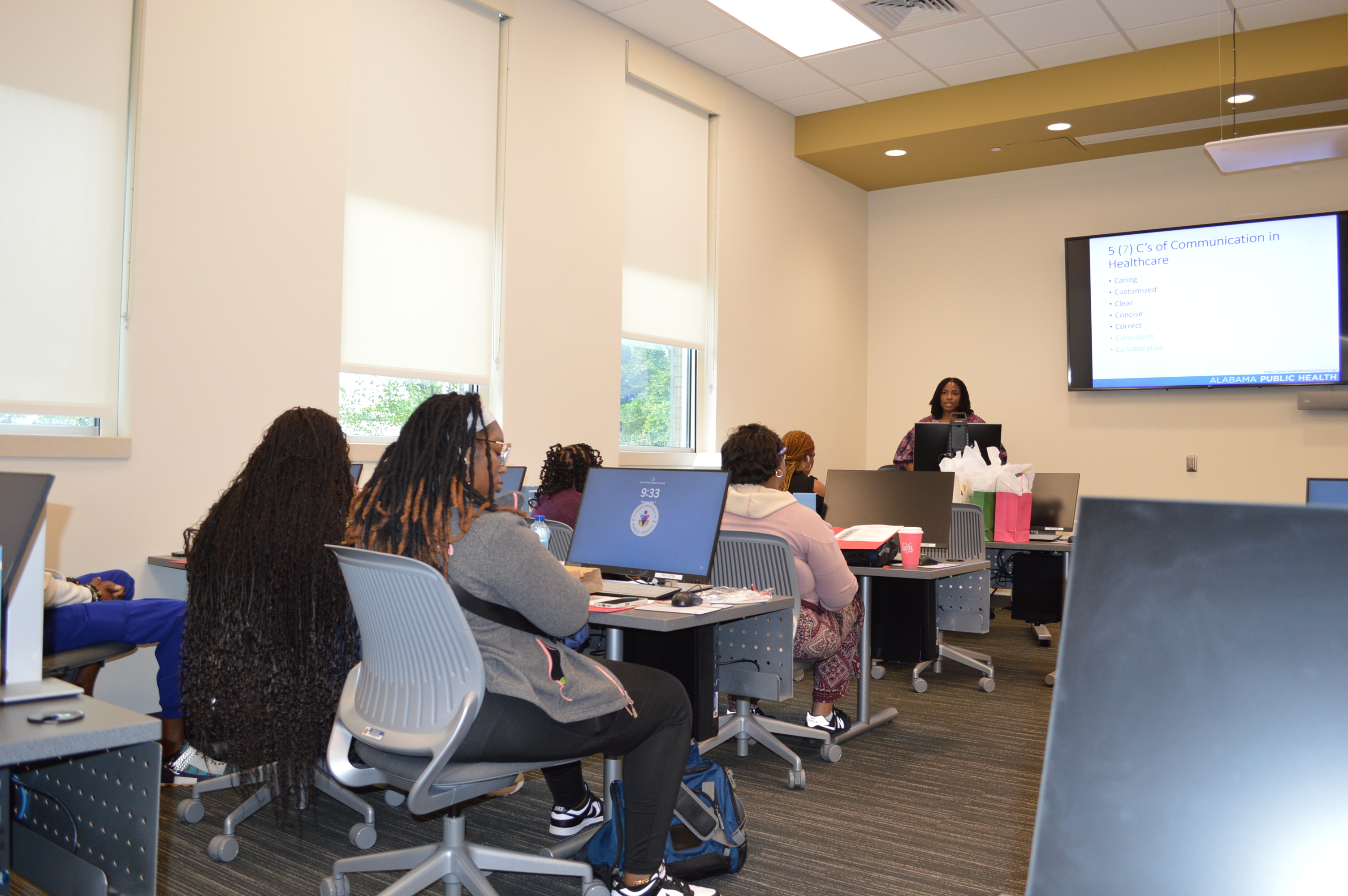Clinic aides receiving instruction during 2026 Nursing Instructional Day.