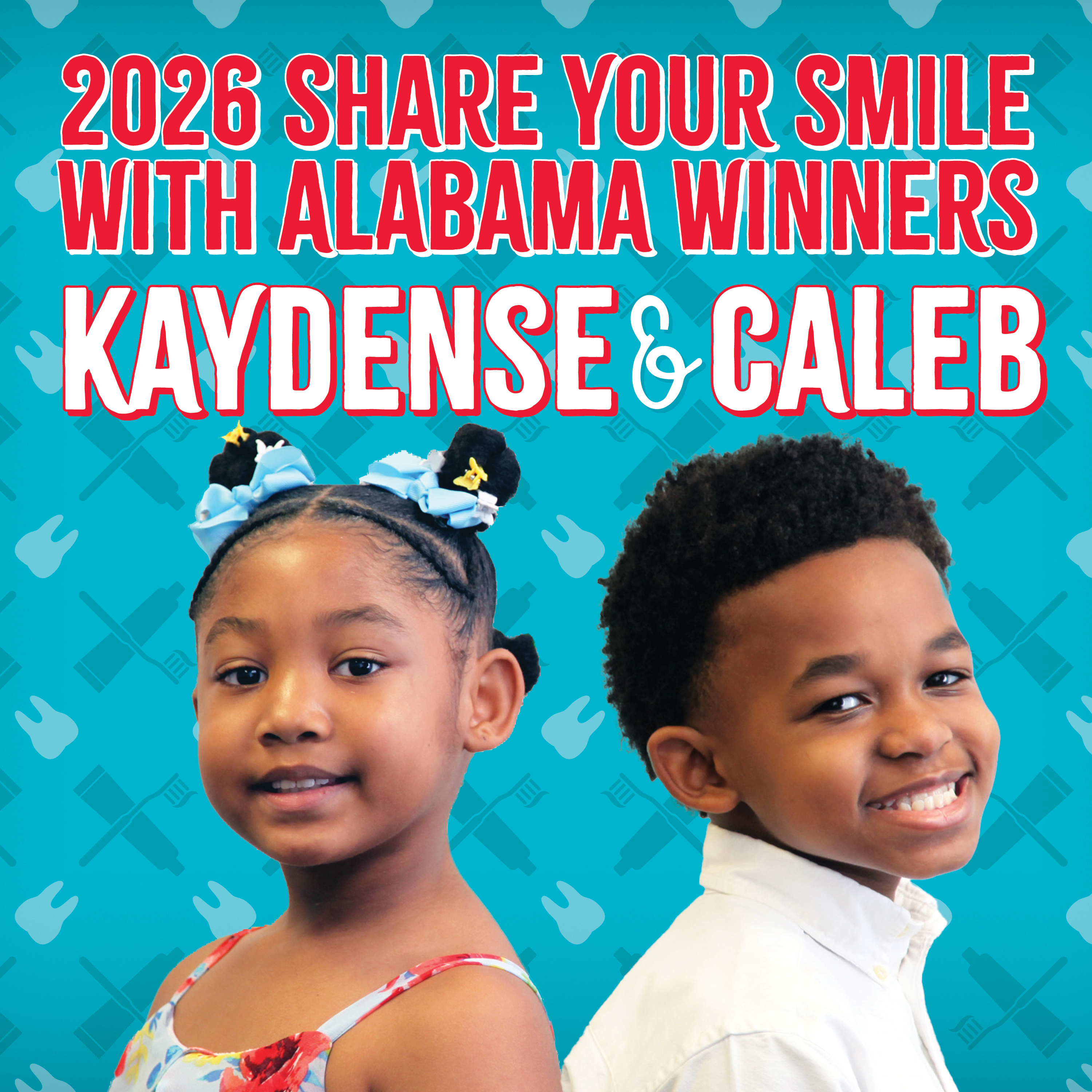 2026 Share Your Smile with  Alabama Winners