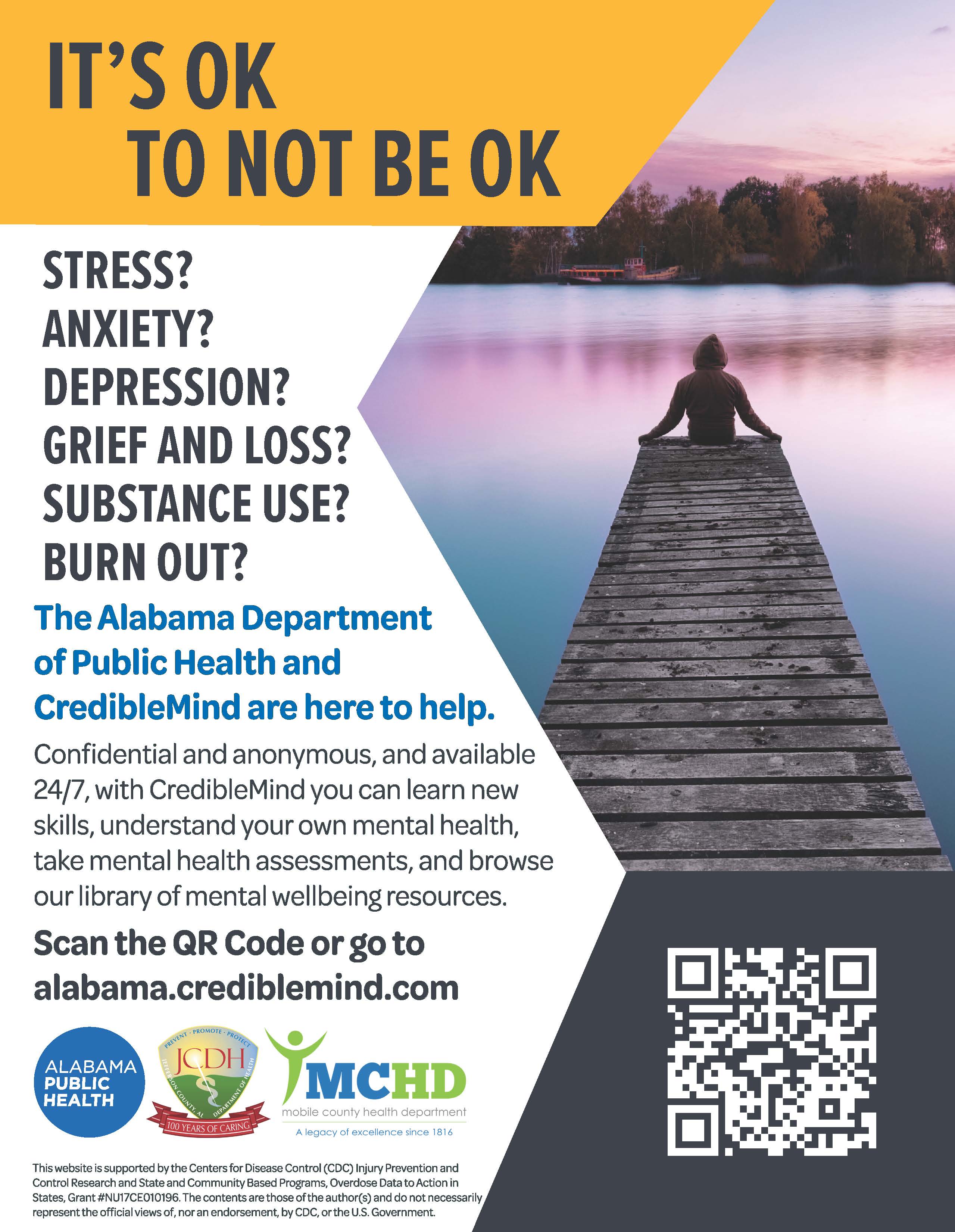 image of the It's OK to Not be OK flyer