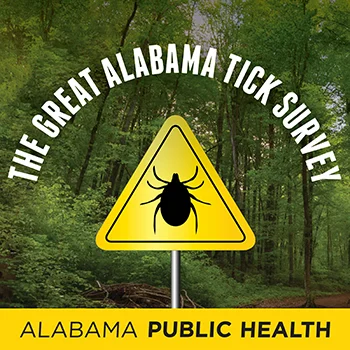 The Great Alabama Tick Survey graphic
