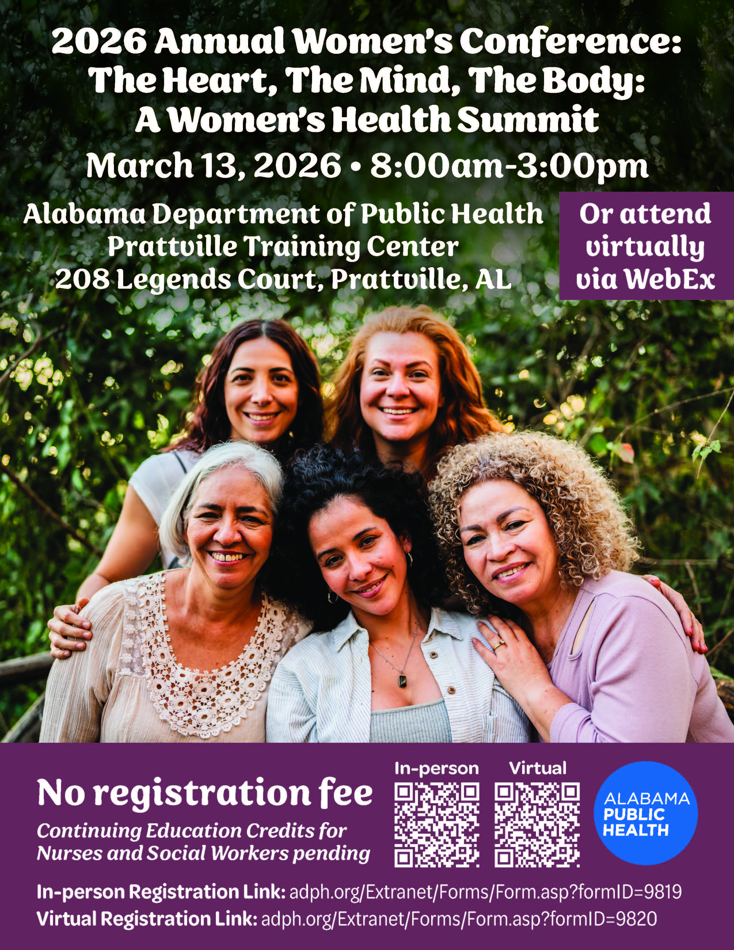 women's healht conference flyer